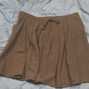 NWT Cider Gray/Charcoal Pleated Skirt